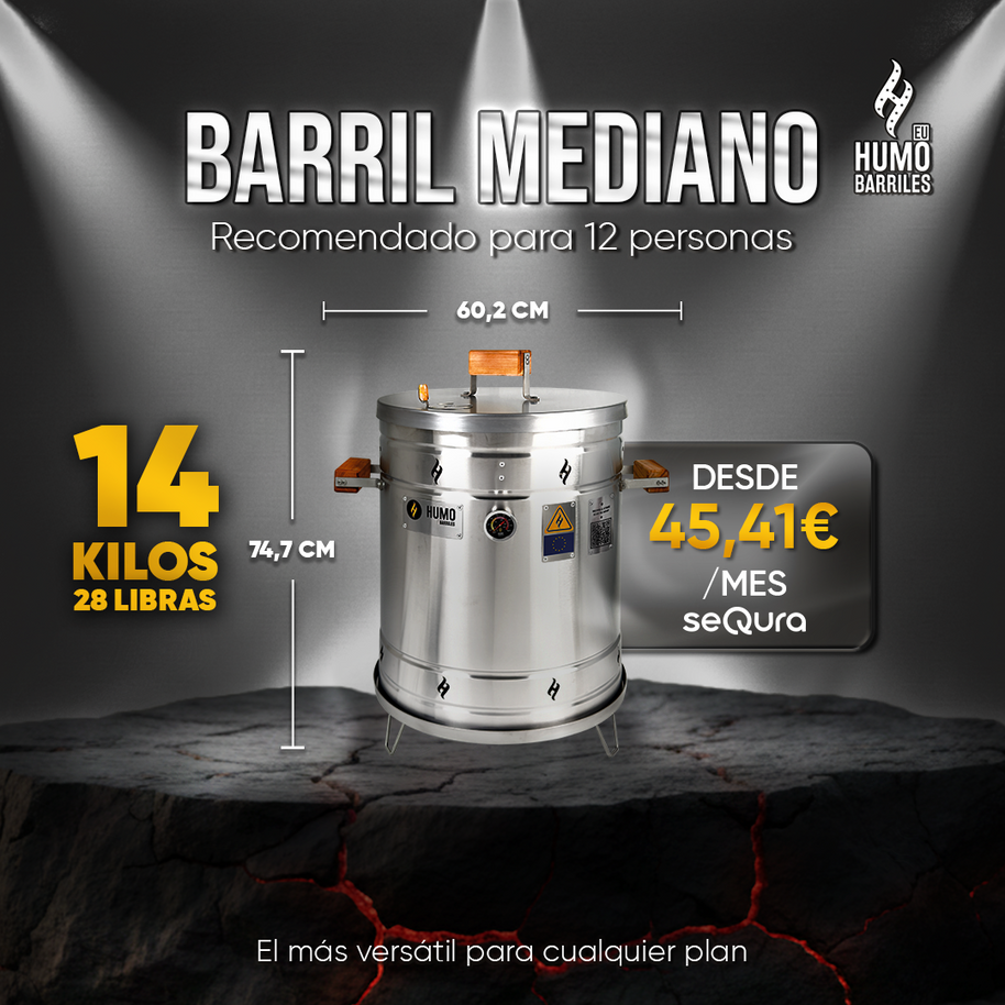 BARRIL ASADOR 14 KILOS