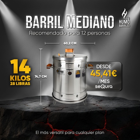 BARRIL ASADOR 14 KILOS