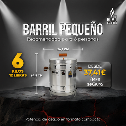 BARRIL ASADOR 6 KILOS