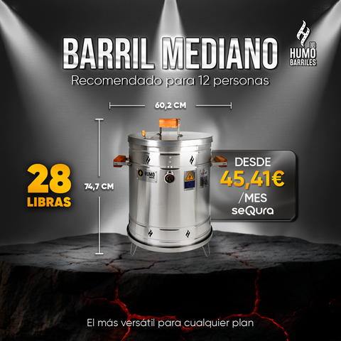BARRIL ASADOR 28 LIBRAS