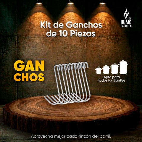 Kit de ganchos X10 piezas