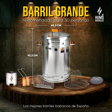 BARRIL ASADOR GRANDE 19 KILOS