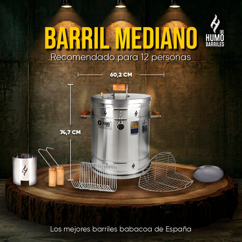 BARRIL ASADOR MEDIANO 14 KILOS