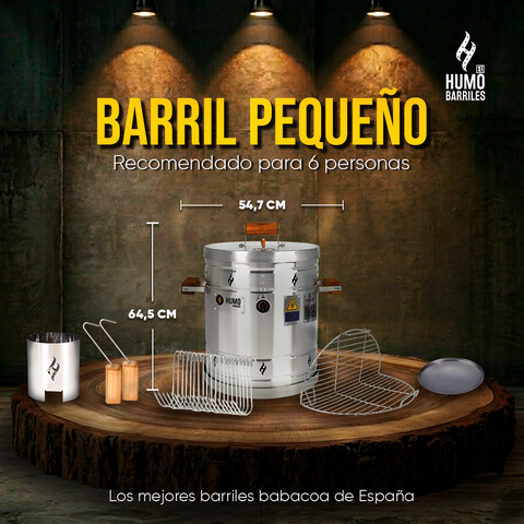 BARRIL ASADOR PEQUEÑO 6 KILOS
