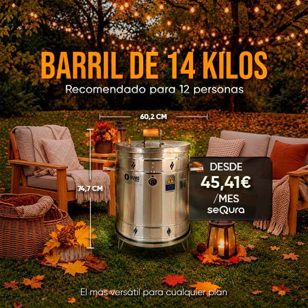 BARRIL ASADOR 14 KILOS