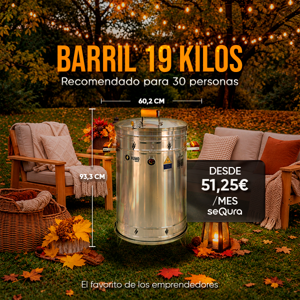 BARRIL ASADOR 19 KILOS