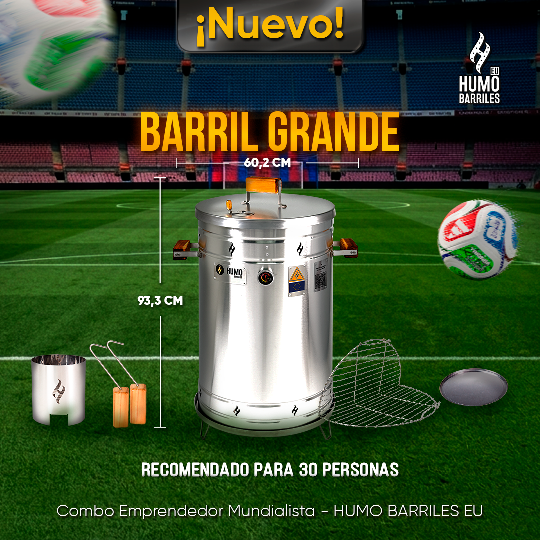 Combo Emprendedor Mundialista, Barril Grande 19 Kilos
