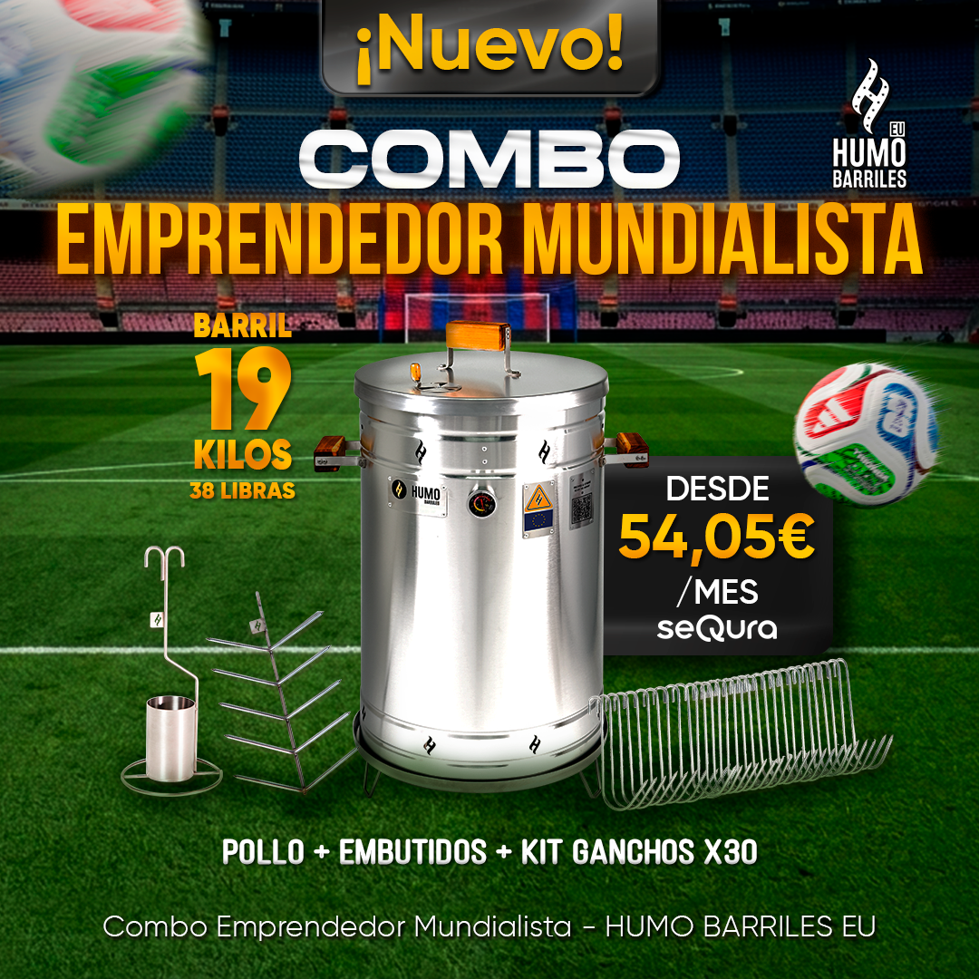 Combo Emprendedor Mundialista, Barril Grande 19 Kilos