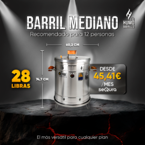 BARRIL ASADOR 28 LIBRAS