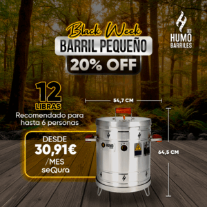 BF Barril Pequeño BARRIL ASADOR 12 LIBRAS