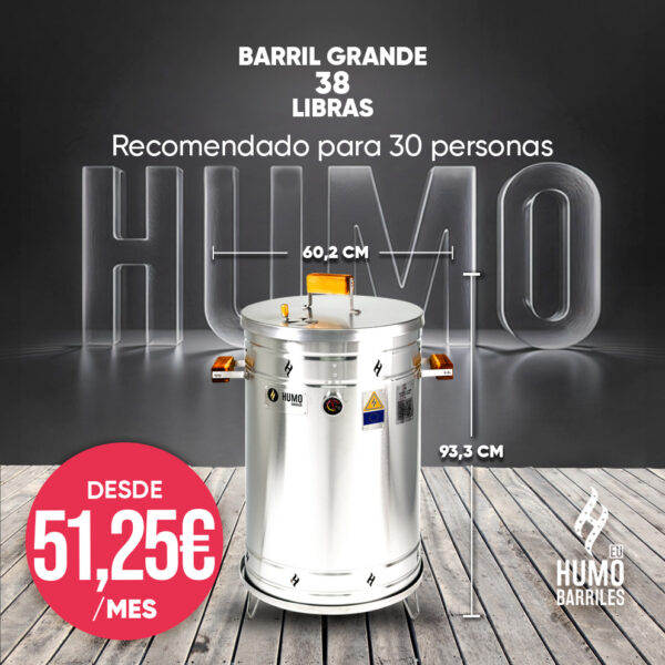 BARRIL ASADOR 38 LIBRAS