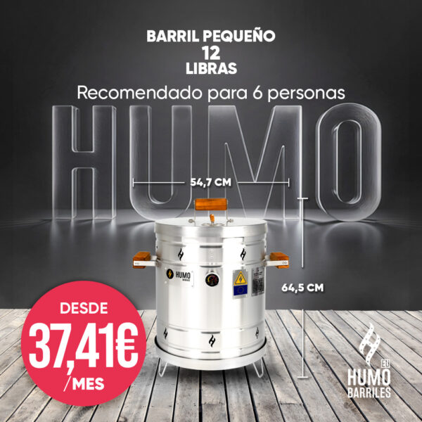 BARRIL ASADOR 12 LIBRAS