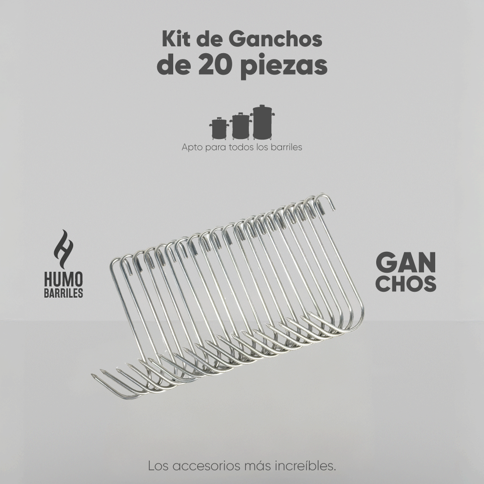 Kit de ganchos X20 unidades