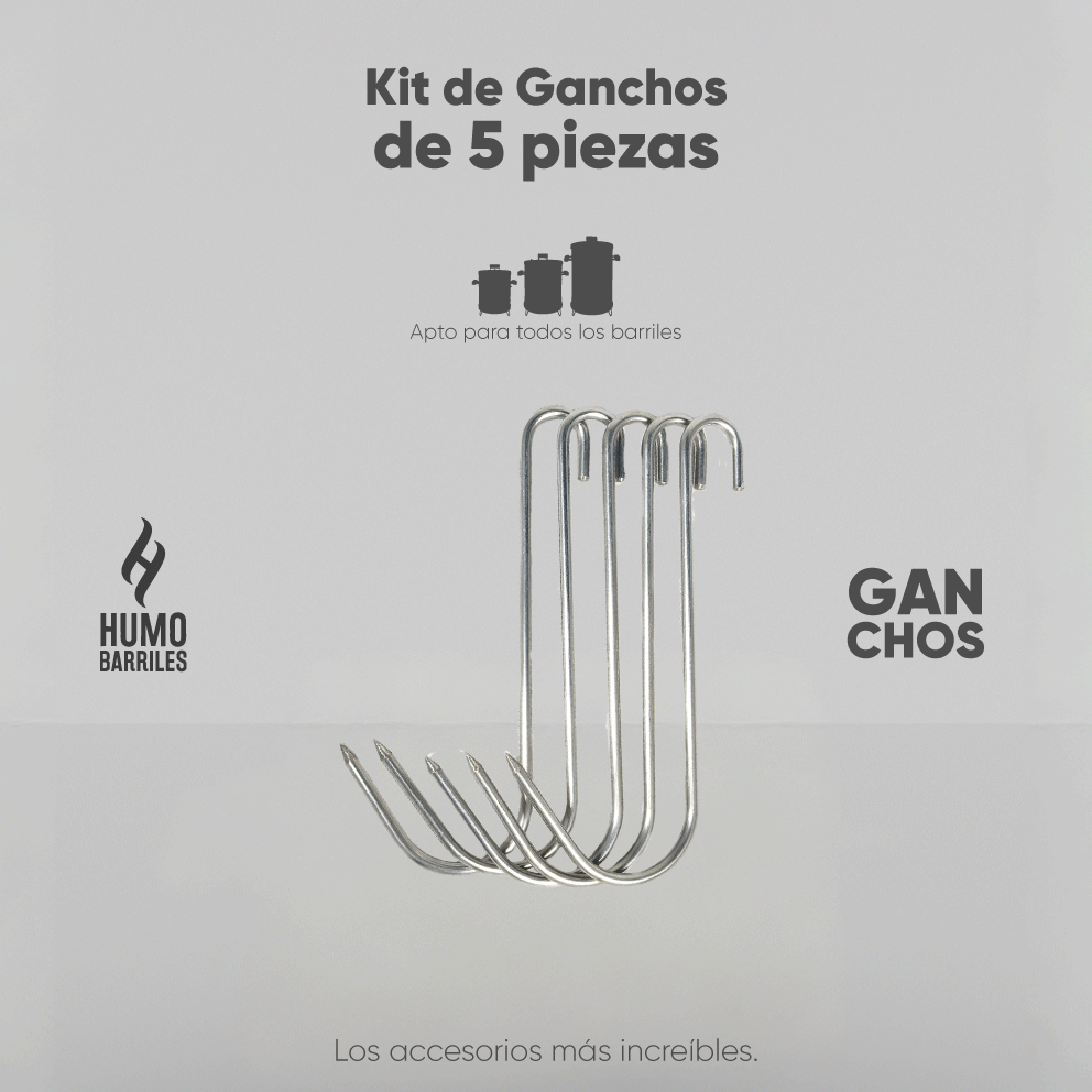 Kit de ganchos X5 unidades