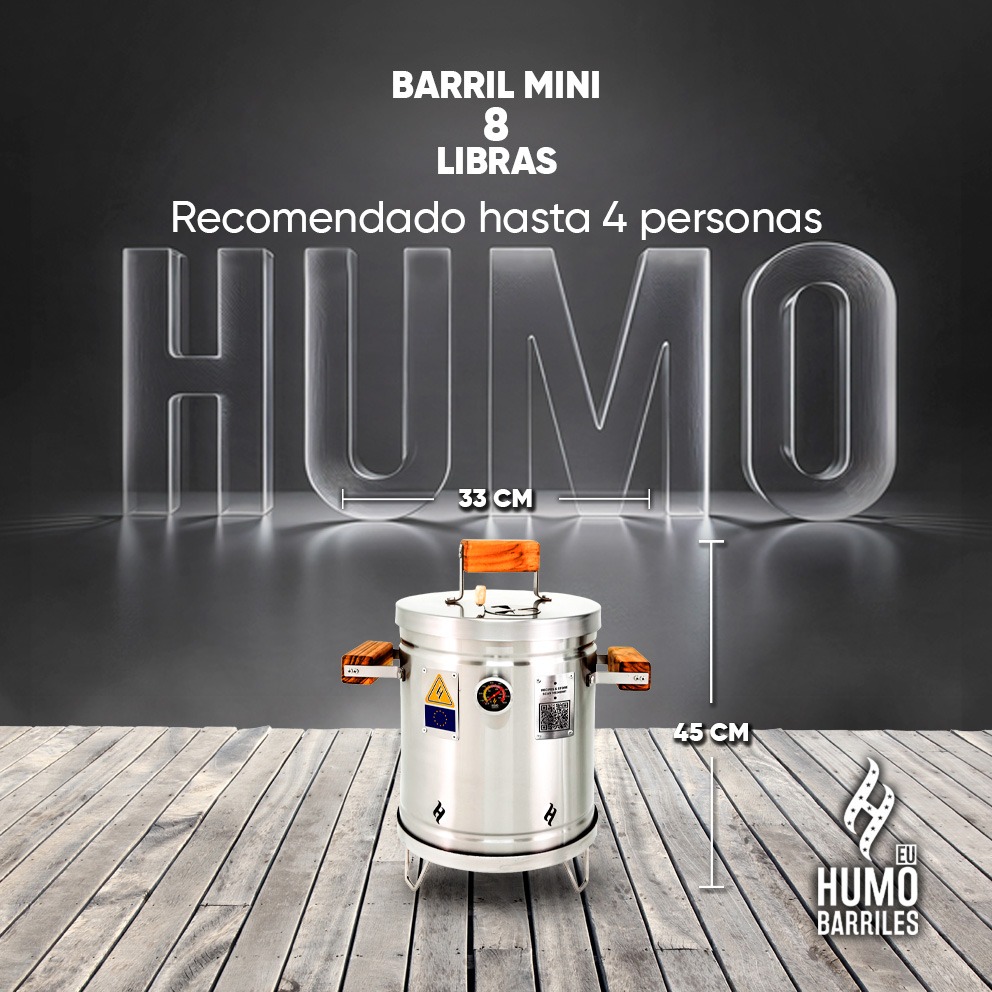 BARRIL ASADOR MINI 8 LIBRAS